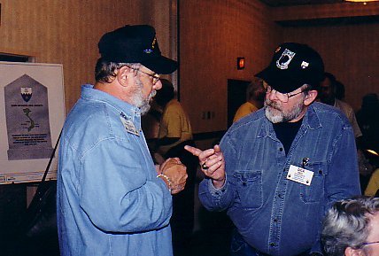 Dick Nash making a point, Friday Afternoon